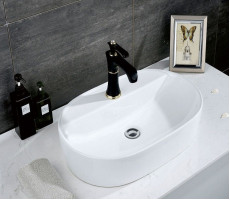 Умывальник CeramaLux D1346 белый 