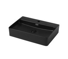 Раковина накладная ABBER Rechteck AC2201MB черная матовая Раковина накладная ABBER Rechteck AC2201MB черная матовая