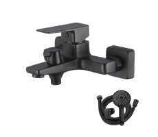 Смеситель для ванны WesnaArt NARCIS NAR06-310BL-25201, черный