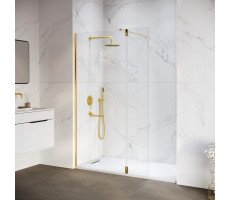 Душевая перегородка RGW WA-051Gb (WA-010Gb + Z-071Gb) 351005183-16 Золото BRUSH 