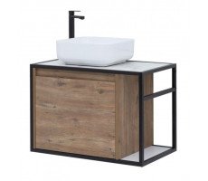 Тумба под раковину Aquanet Nova Lite Loft 75 L дуб рустикальный 