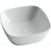 Умывальник чаша накладная квадратная Element 400*400*140мм Ceramica Nova CN5006 Белый 
