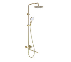 Душевая система Prohanss P31.24.03, сатин золотой 