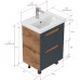 Тумба под раковину Onika Айленд 50 напольная, графит/дуб крафт золотой (ум. Фостер 50) 105042 Тумба под раковину Onika Айленд 50 напольная, графит/дуб крафт золотой (ум. Фостер 50) 105042