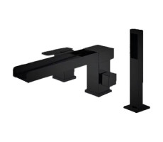 Смеситель на борт ванны Groсenberg GB6008-2BL, черный 