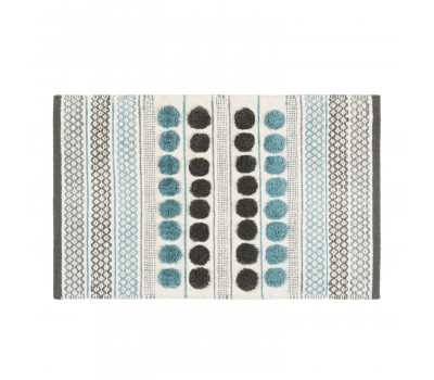 Коврик для ванной 1-ый mix голубой+графит+белый+серый, 50х80см FX-8030Y Коврик для ванной 1-ый mix голубой+графит+белый+серый, 50х80см FX-8030Y