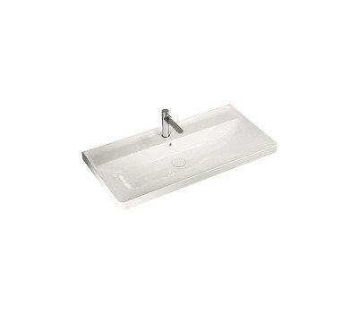 Раковина Hatria Y1EL01 CANALGRANDE размер 100х50, белая Раковина Hatria Y1EL01 CANALGRANDE размер 100х50, белая