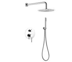 Душевая система ABBER Emotion AF8818 скрытого монтажа без излива, хром 