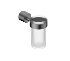Стакан для зубных щеток с держателем ABBER Osten 316 AA1861BGG оружейная сталь брашированная 