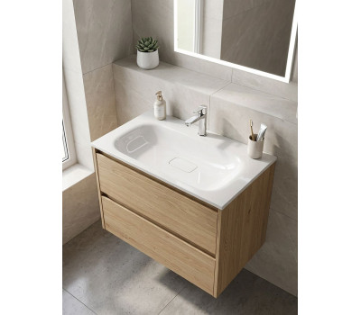 Раковина для ванной Uperwood Sunrise 80 см, белая глянцевая RSunrise80wg 