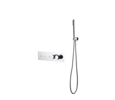 Смеситель FUSION TERMO с ручным душем CHROME Boheme 131-SYS-CR хром