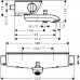 Смеситель для ванны термостат Hansgrohe Ecostat Select 13141000 хром 