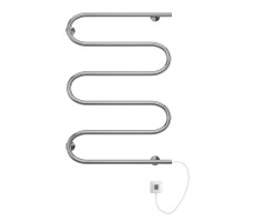 Полотенцесушитель электрический Terminus Ш-обр 60х80 Полотенцесушитель электрический Terminus Ш-обр 60х80