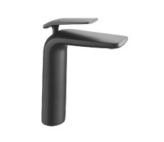 Смеситель для раковины высокий Rose R39H R3911H, черный