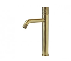 Смеситель высокий для раковины СКАНДИ 192803BR бронза Bronze de Luxe 