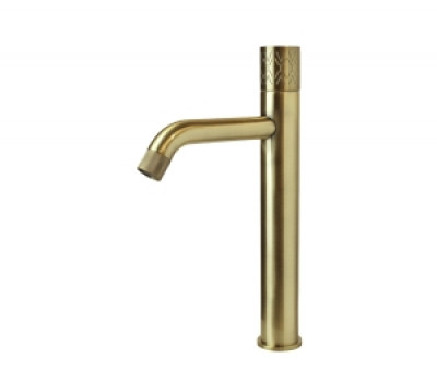 Смеситель высокий для раковины СКАНДИ 192803BR бронза Bronze de Luxe 