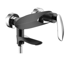 Смеситель для ванны Groсenberg GB8001BC, черный/хром 