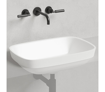 Раковина полувстраиваемая Salini Marea 1802102G S-Sense Белый 