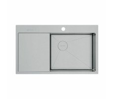 Мойка OMOIKIRI Akisame, размер 860*510*200, чаша справа, цвет-нержавеющая сталь 4997042 Мойка OMOIKIRI Akisame, размер 860*510*200, чаша справа, цвет-нержавеющая сталь 4997042