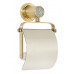 Держатель для туалетной бумаги с крышкой Royal Cristal Boheme 10921-G 