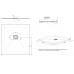 Душевой поддон Allen Brau Priority 100x90 8.31004-AM антрацит 