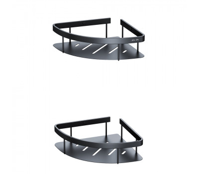 Полка для душа угловая двойная AM.PM Sense L A7454222 Черный 