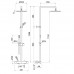 Душевая система Newform Colonne doccia 61165.58.061 Медь 
