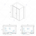Душевой уголок 120x80 RGW Passage 010841182-011 Хром 