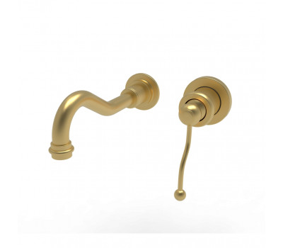 Смеситель для раковины PAINI Duomo встраиваемый, брашированное золото PVD (PJ) 88PJ208 