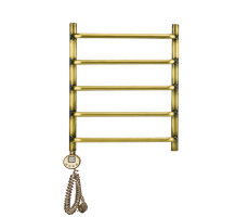 Полотенцесушитель электрический Domoterm Стефано Стефано П5 400x500 АБР EL Античная бронза 