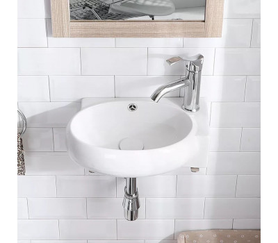 Умывальник CeramaLux 9100L белый Умывальник CeramaLux 9100L белый