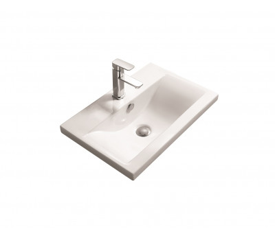 Раковина керамическая (врезная сверху)  SantiLine SL-2101(90) 