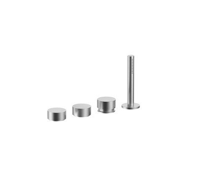 Смеситель для ванны Fantini AF/21 27 93 A267 Матовая сталь 