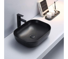 Умывальник CeramaLux 78104MB черный матовый 