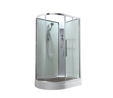 Душевая кабина AvaCan EM2812RNT без крыши прозрачная Хром 