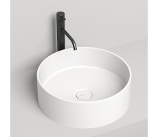 Раковина накладная Salini Armonia 130112SM S-stone Белый матовый 