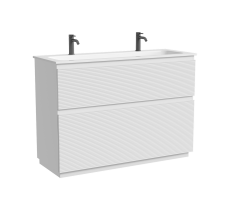 Тумба напольная SANCOS Folk Floor 1190х445х850, c двумя ящиками оснащенными доводчиками, Bianco, арт.FL120FW Тумба напольная SANCOS Folk Floor 1190х445х850, c двумя ящиками оснащенными доводчиками, Bianco, арт.FL120FW