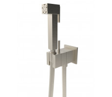 Гигиенический душ со смесителем Graffio Namir KSPAQ101-09NS, брошированный никель