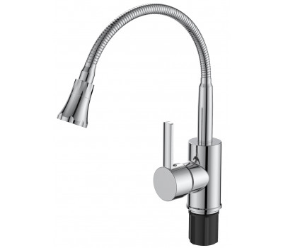 Смеситель для кухни с гибким изливом KF519 VODA Смеситель для кухни с гибким изливом KF519 VODA