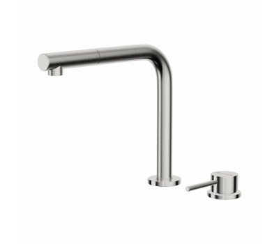 Смеситель для кухни OMOIKIRI Nara-S, под окно, вытяжной шланг до 400 мм, цвет-нержавеющая сталь 4994329 