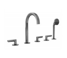 Смеситель на борт ванны Fantini Icona Deco 53 02 R165 Хром Смеситель на борт ванны Fantini Icona Deco 53 02 R165 Хром