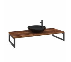 Консоль под раковину ORKA Kestel 120 подвесная, орех 3001042 