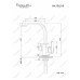 Смеситель для кухни под фильтр Feramolli  BL510, черный матовый 