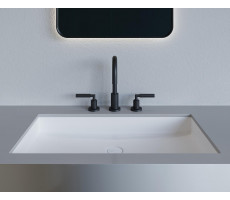 Раковина полувстраиваемая 75х40см Salini MAREA 10 1802210M белый матовый S-Stone Раковина полувстраиваемая 75х40см Salini MAREA 10 1802210M белый матовый S-Stone