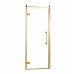 Душевая дверь распашная 90х200 Azario Calgary профиль золото, стекло прозрачное 8 мм. с покрытием Easy clean