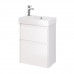 Тумба под раковину подвесная Dreja Slim 55 см, белый