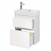 Тумба под раковину подвесная Dreja Slim 55 см, белый