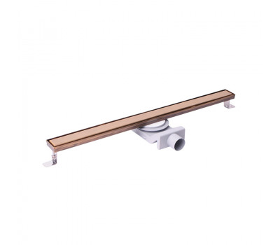 Душевой трап PLUMBERIA SELECTION PSL LINEAR PSL50BR, бронза 