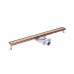 Душевой трап PLUMBERIA SELECTION PSL LINEAR PSL50BR, бронза 