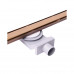 Душевой трап PLUMBERIA SELECTION PSL LINEAR PSL50BR, бронза 